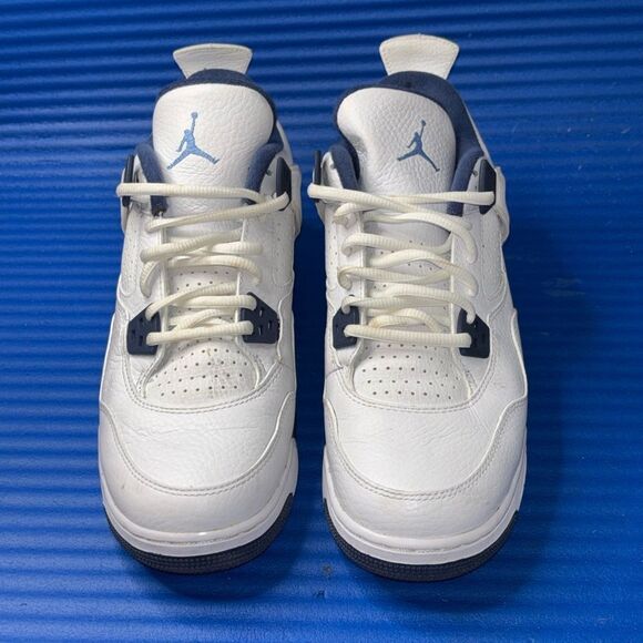 Size 5.5Y- GS Nike Air Jordan 4 Retro Columbia Legend Blue 408452-107 Women’s 7 - Picture 4 of 8